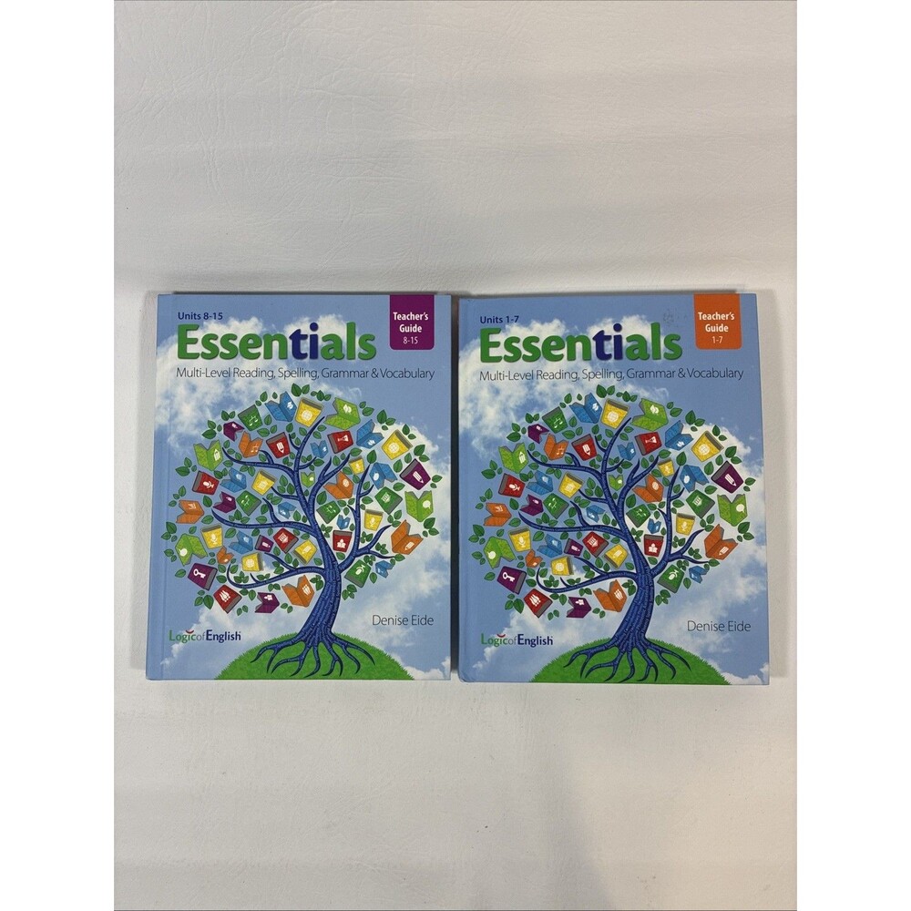Logic of English Essentials Teacher’s Guide Units 1-15 3rd Edition 2-Book Set